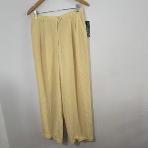 Lauren Ralph Lauren Womens 12 Pleated Wide Leg Indie Sleaze Baggy 90s Y2K